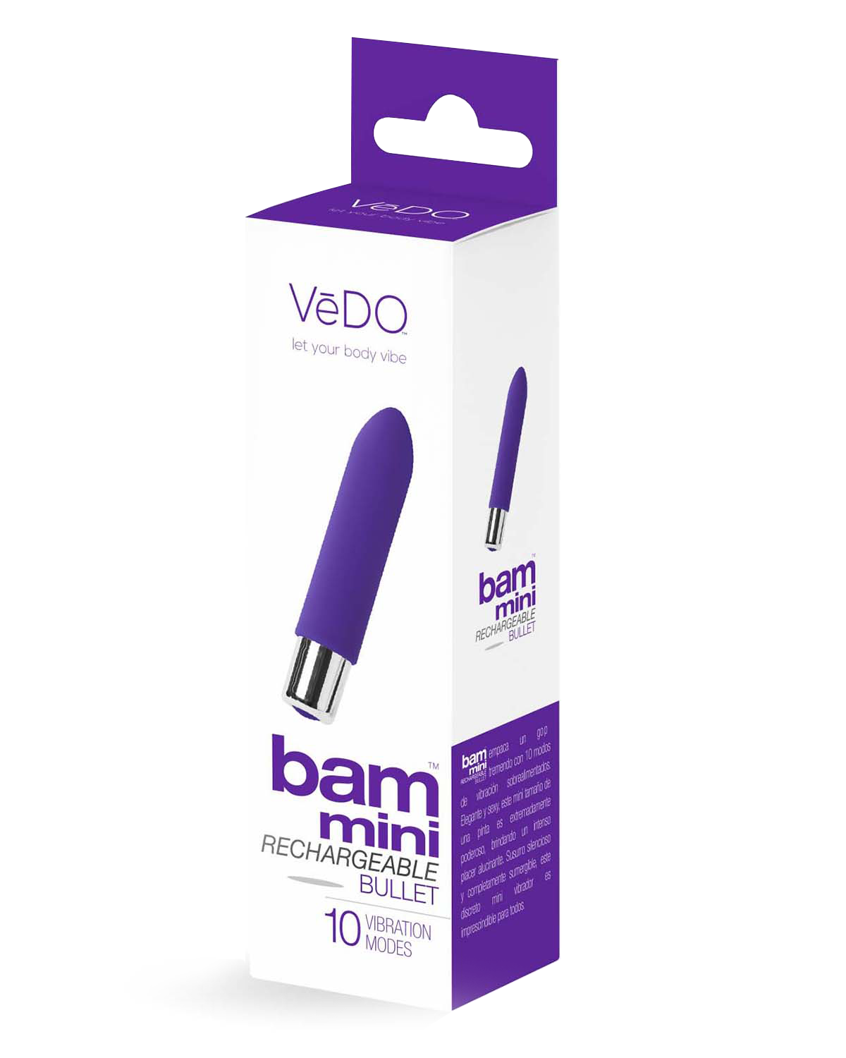 powerful male bullet vibrator indigo colored in its pacckage