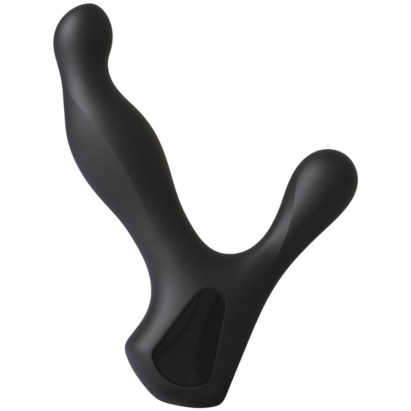 Male anal dildo – vibrating Rimming P-Massager by OptiMale - side view 