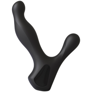 Male anal dildo – vibrating Rimming P-Massager by OptiMale - side view 