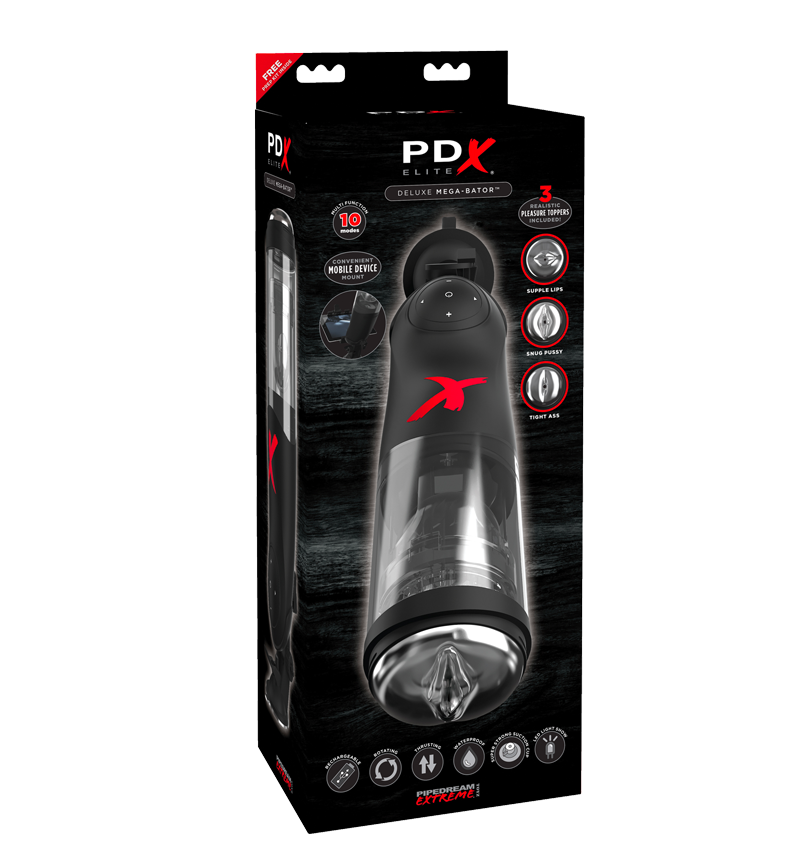 hands free penis stroker - pdx elite in its package