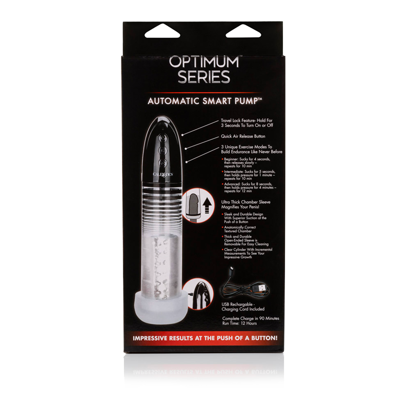 penis pump stroker by calexotics package box  backside with description